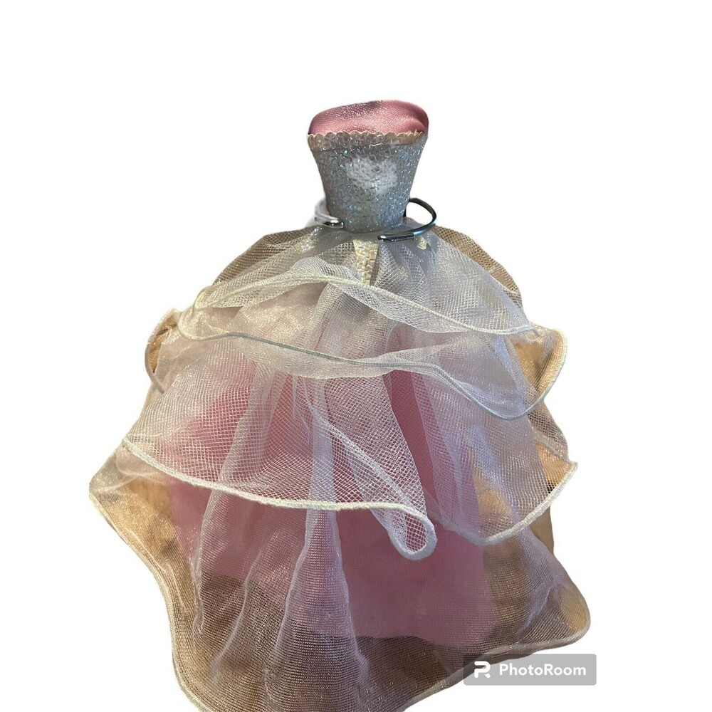 Barbie Doll Dance Magic Dress top & white tulle layered skirt 80s 90s